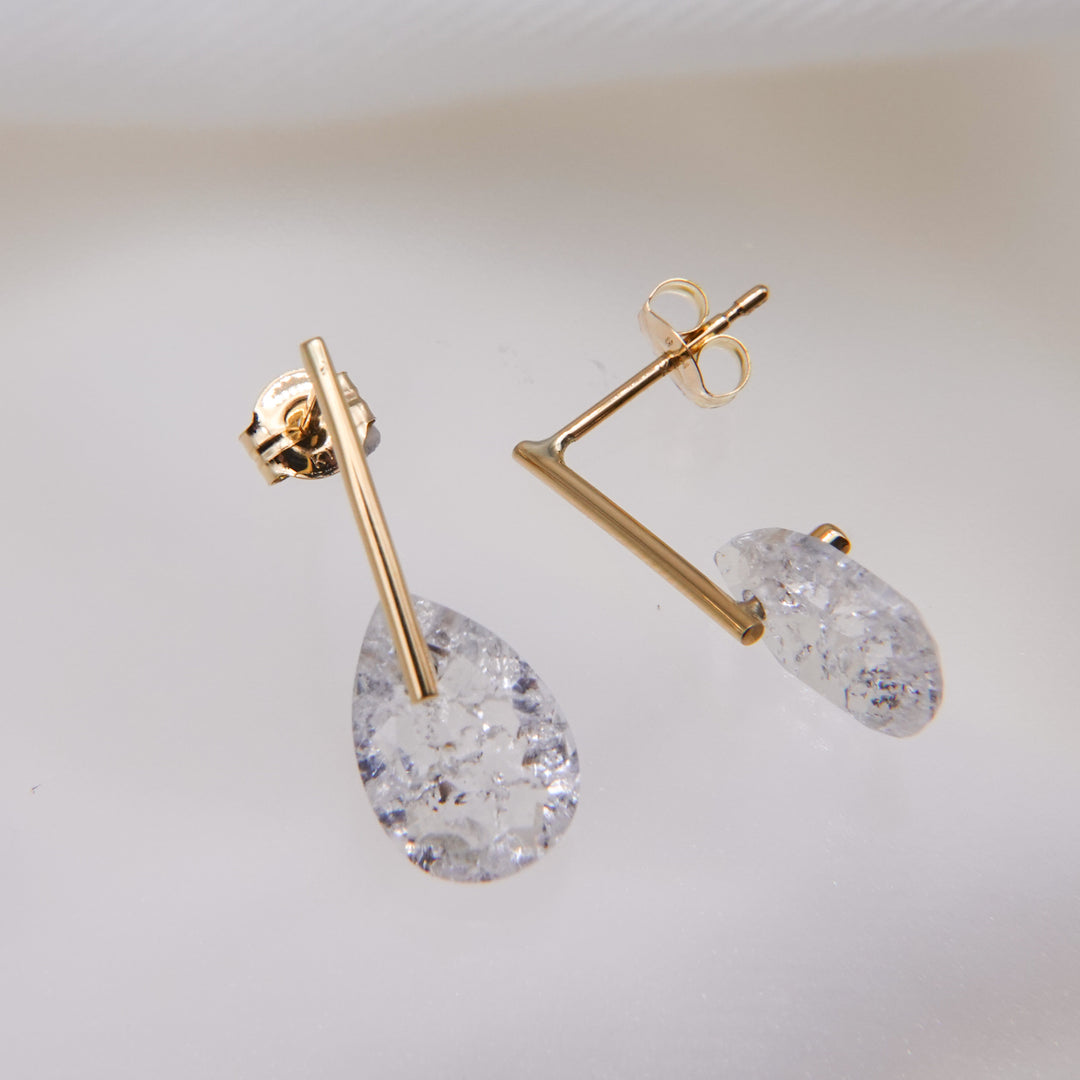 CANDY Clack Quartz Pierced Earring