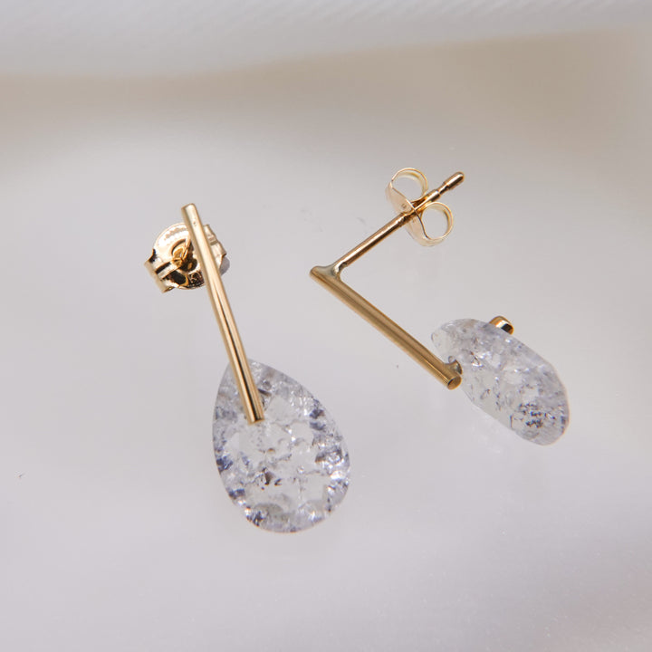 CANDY Clack Quartz Pierced Earring