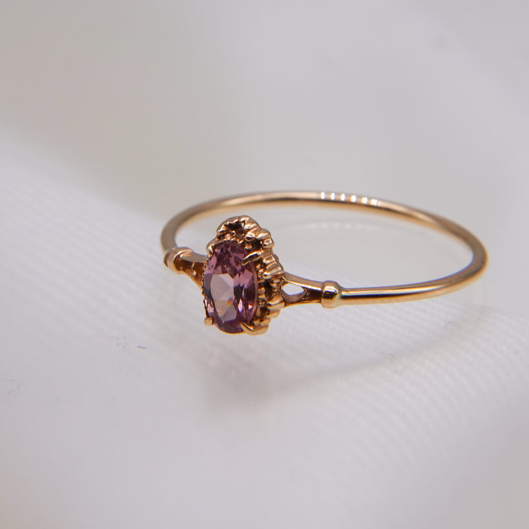 1831 Malaya Garnet Ring