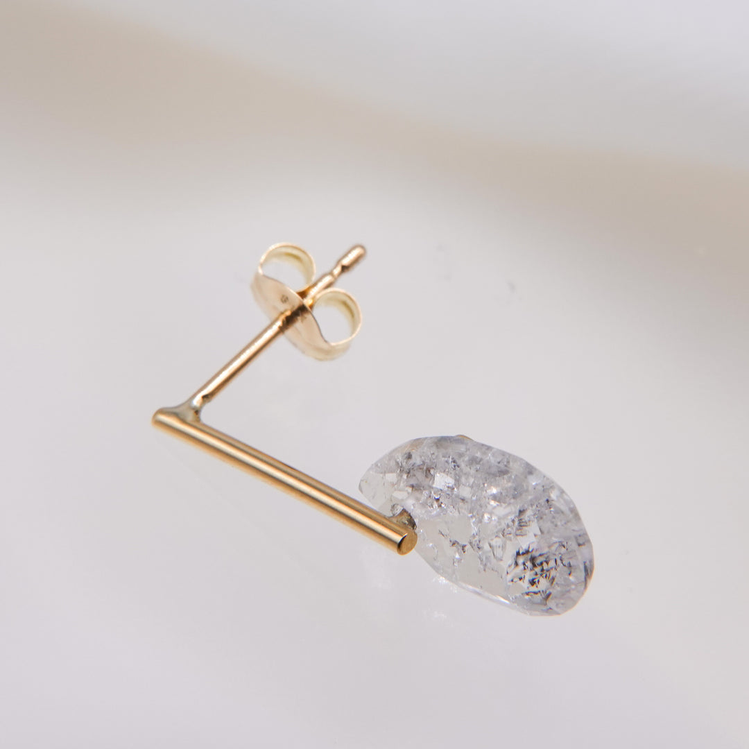 CANDY Clack Quartz Pierced Earring