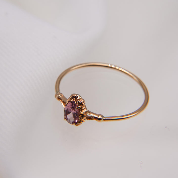 1831 Malaya Garnet Ring