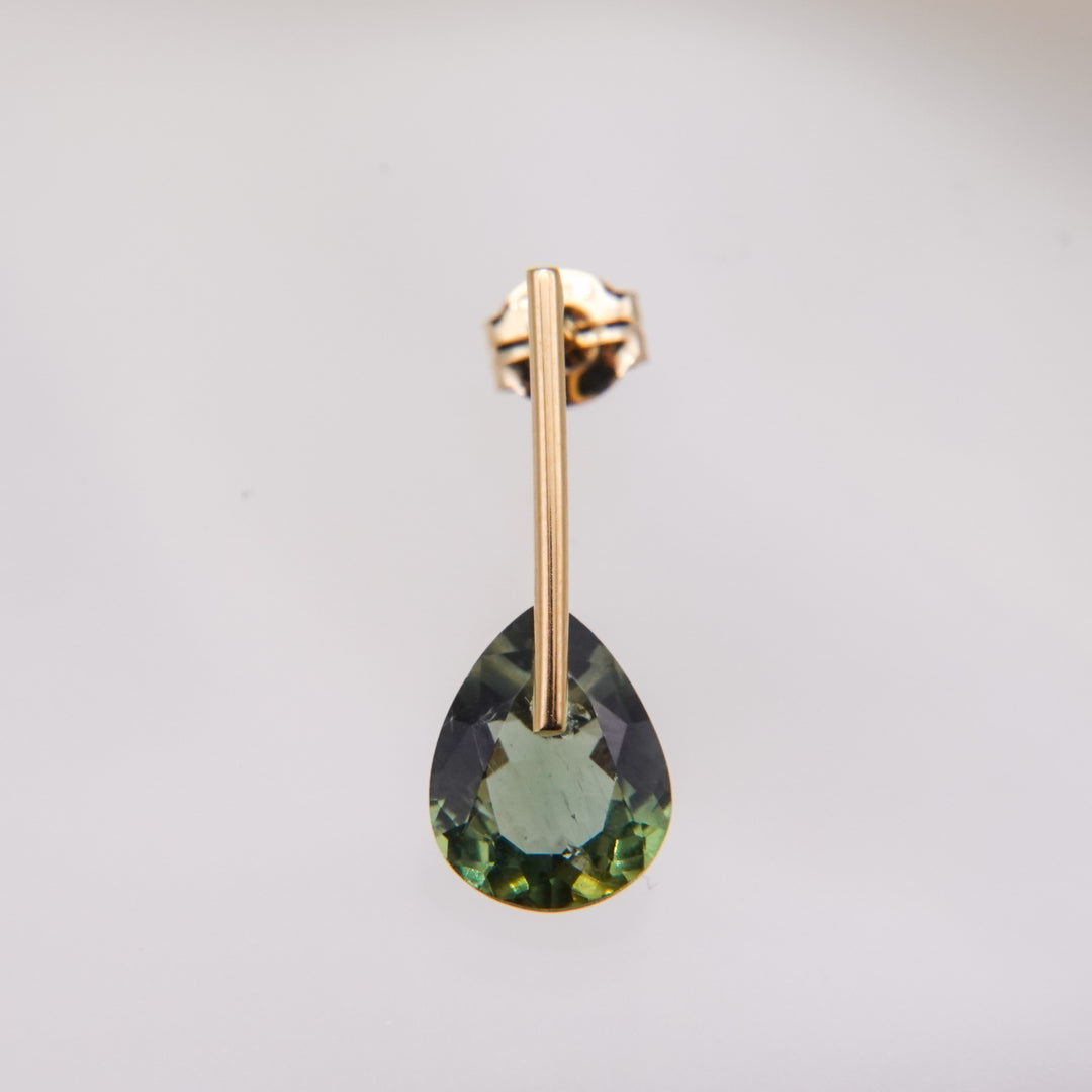 CANDY Green Apatite Pierced Earring