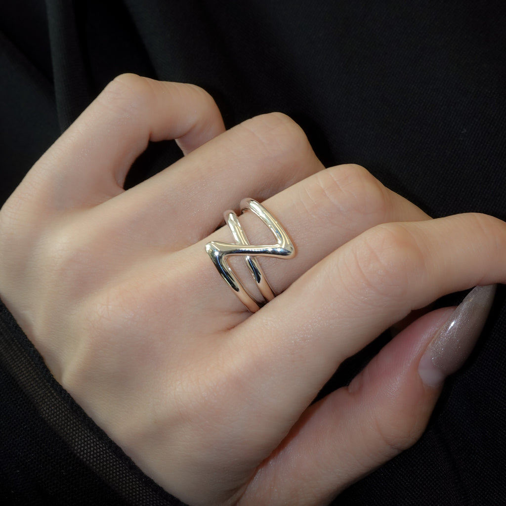 sudden intersecting 3D ring – unigem