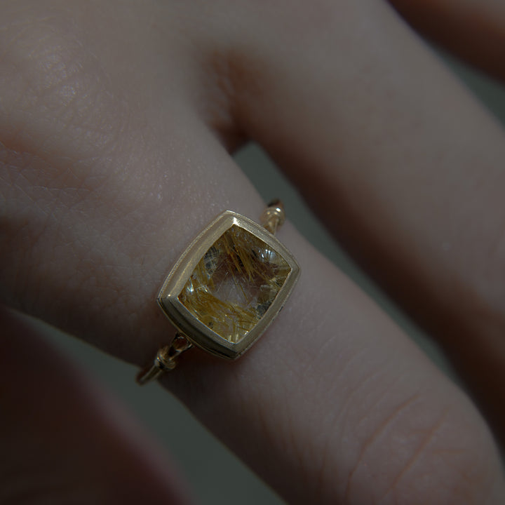 2142 Rutil Quartz Ring