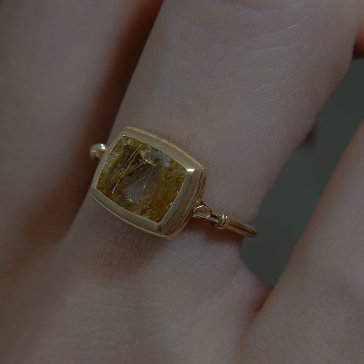 2142 Rutil Quartz Ring