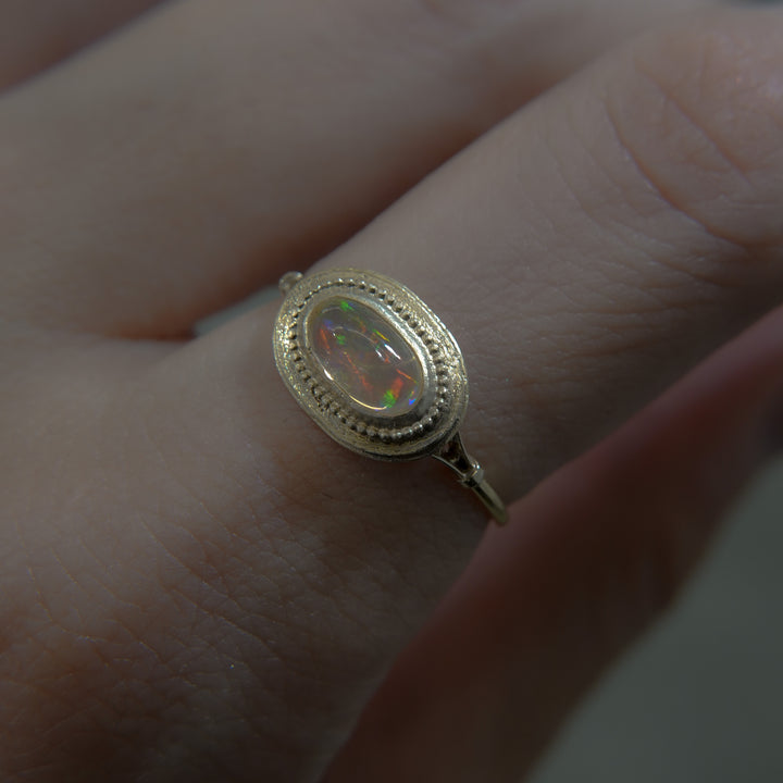 837 Water Opal Ring