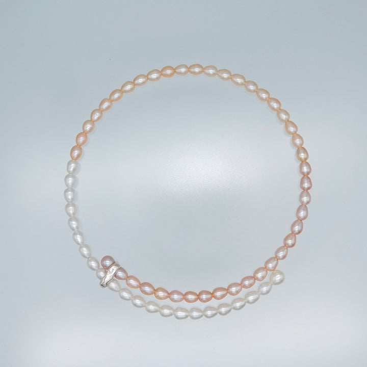 BAROQUE PERAL PINK DOG CHOKER