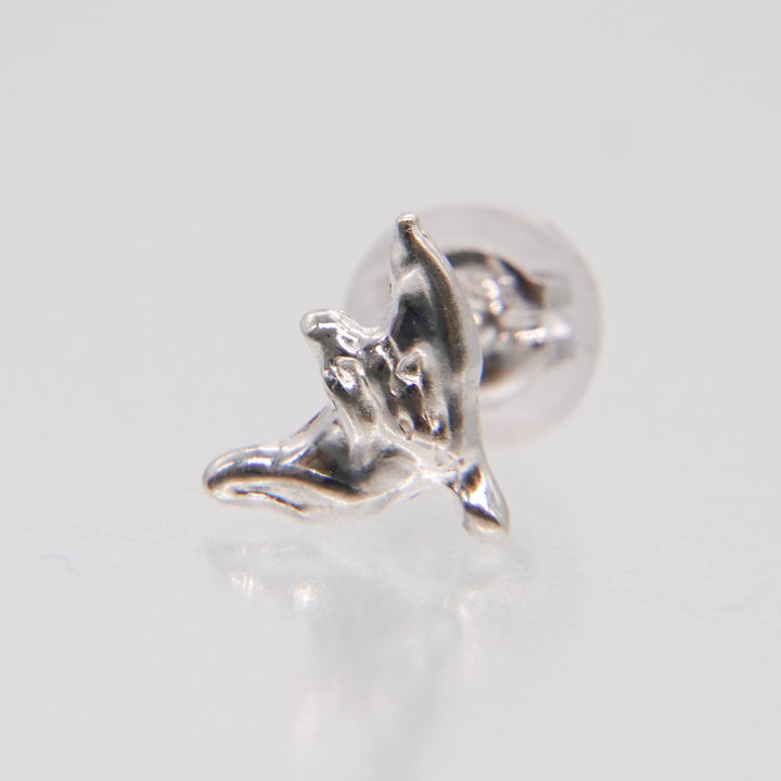 MINI PIGEON EARRINGS (Silver)