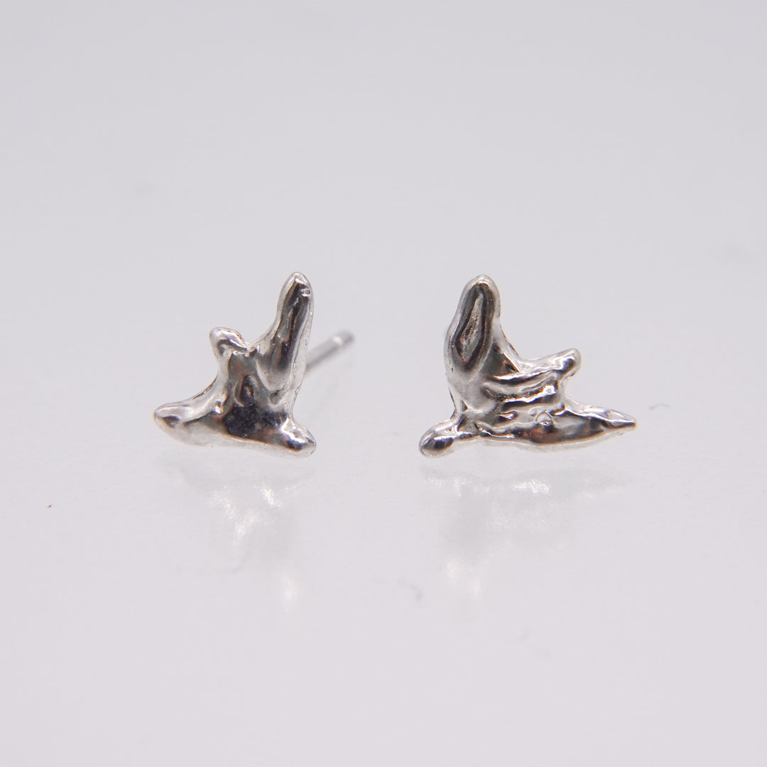 MINI PIGEON EARRINGS (Silver)