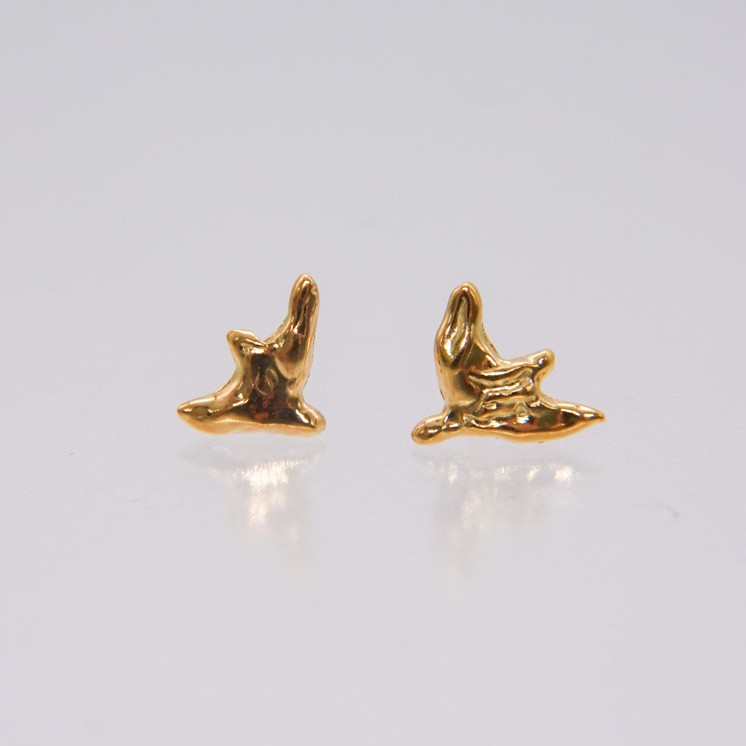 MINI PIGEON EARRINGS (Gold)