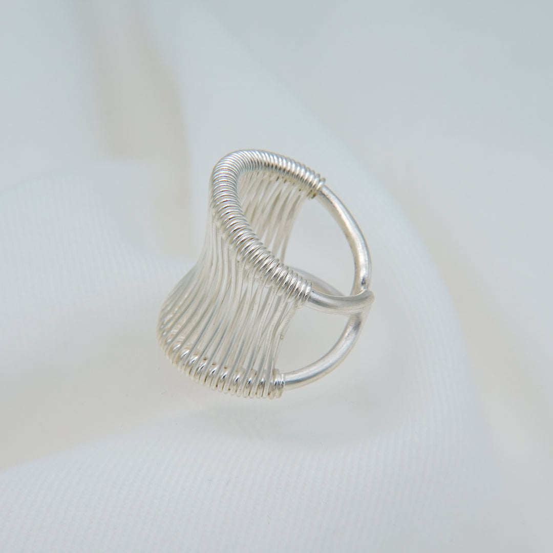 karen silver ring