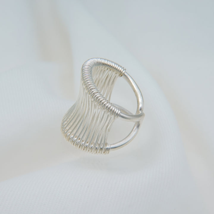 karen silver ring