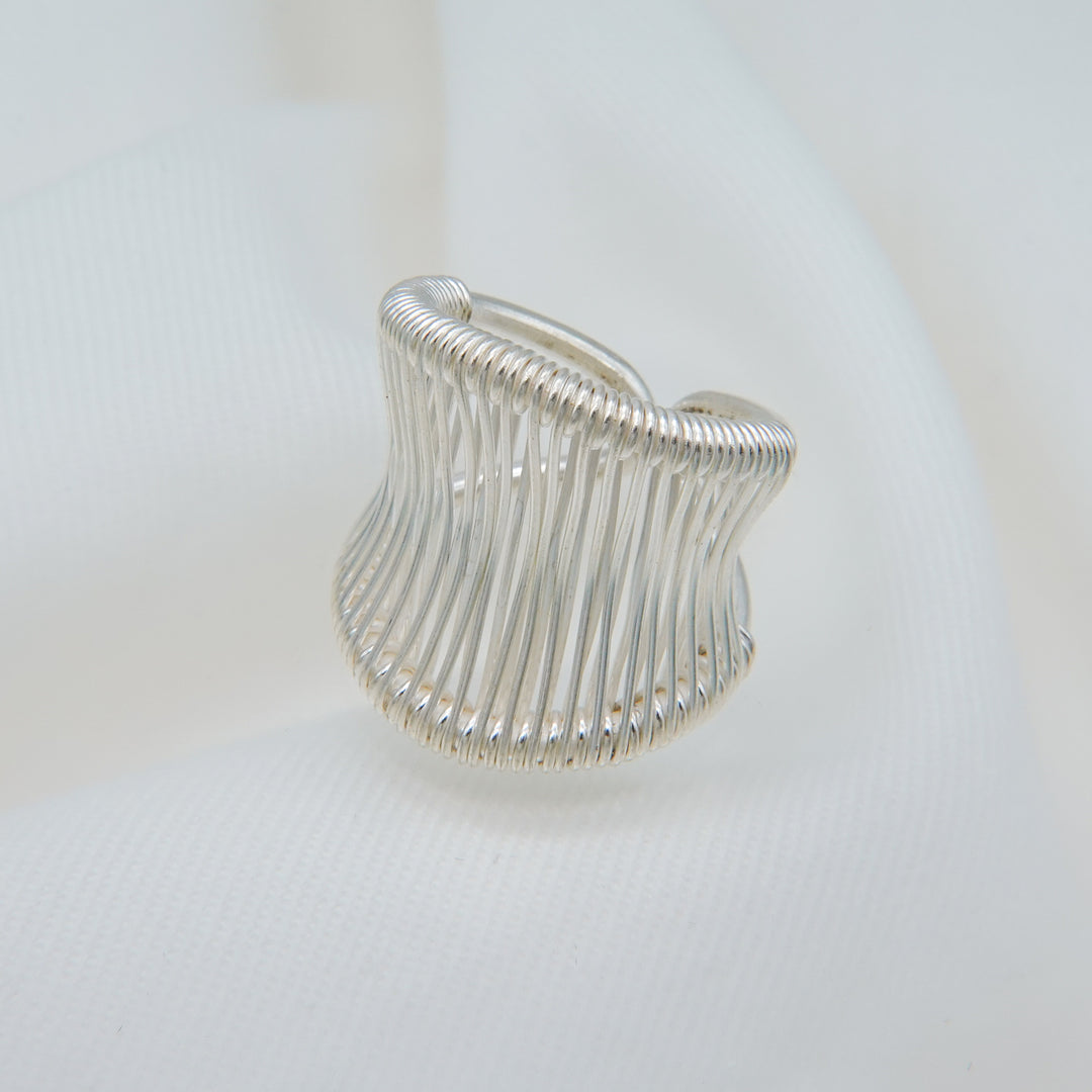 karen silver ring