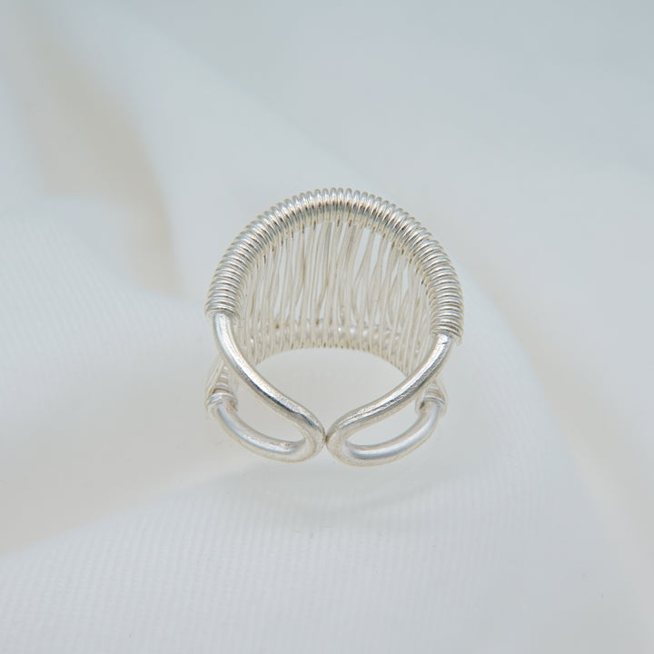 karen silver ring