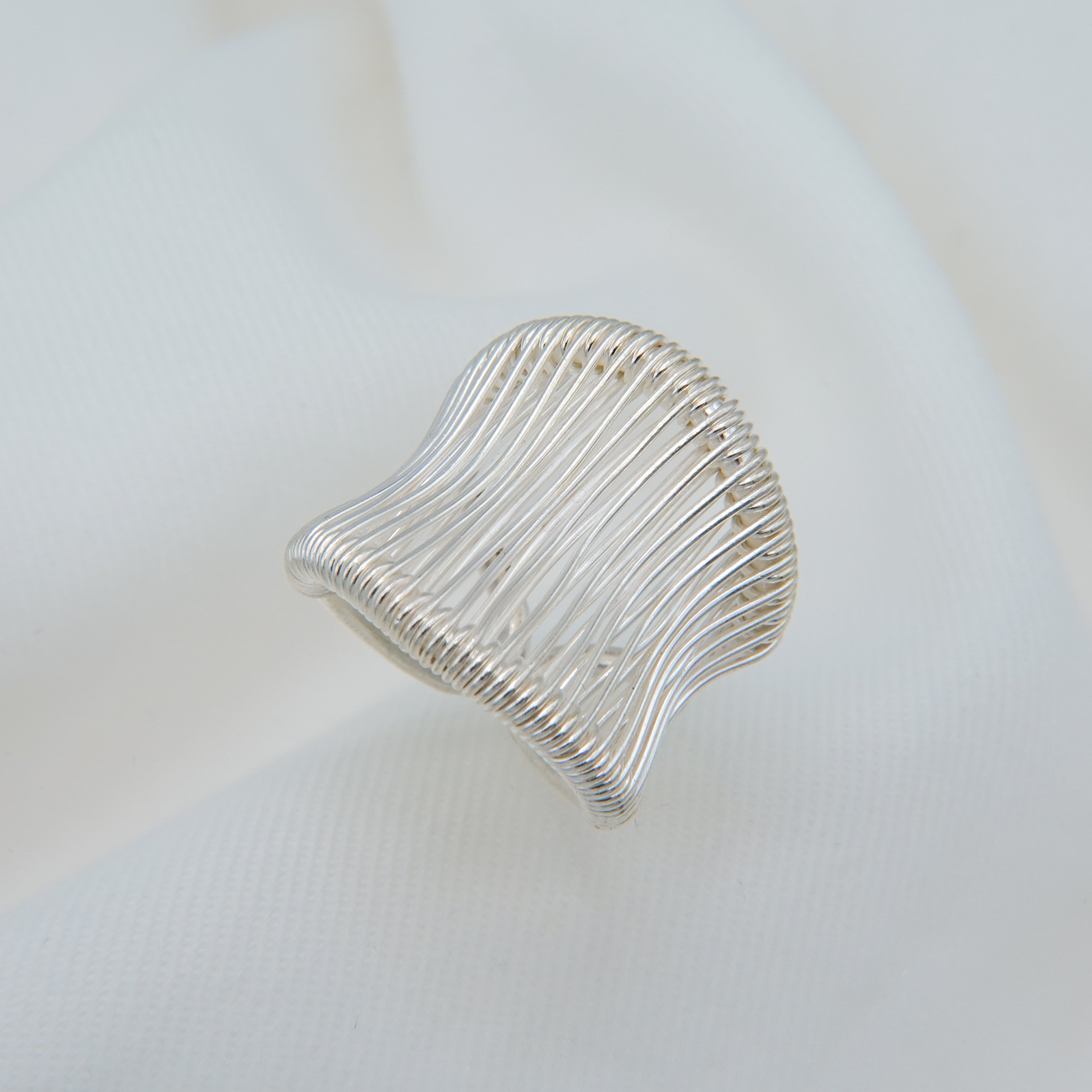 Karen silver ring最新人気アイテムワイド 太め フリーサイズC2 karen silver ring – unigem