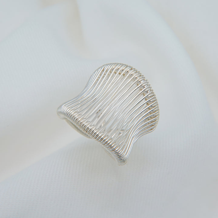 karen silver ring