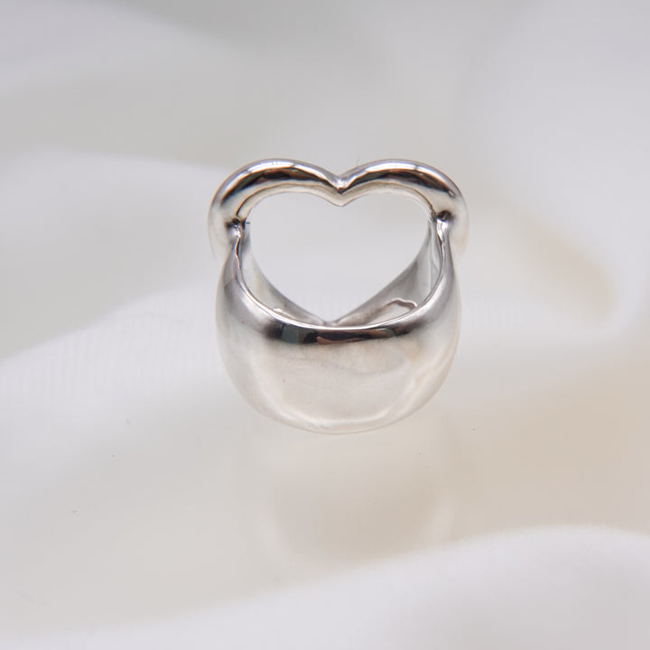 sv925 Heart pinky ring