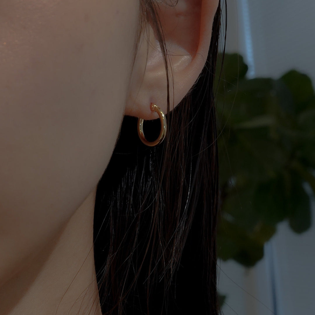 Small Gold Hoop Earrings