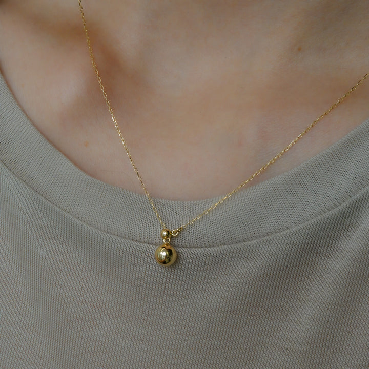 〈山〉K10朝露ネックレス