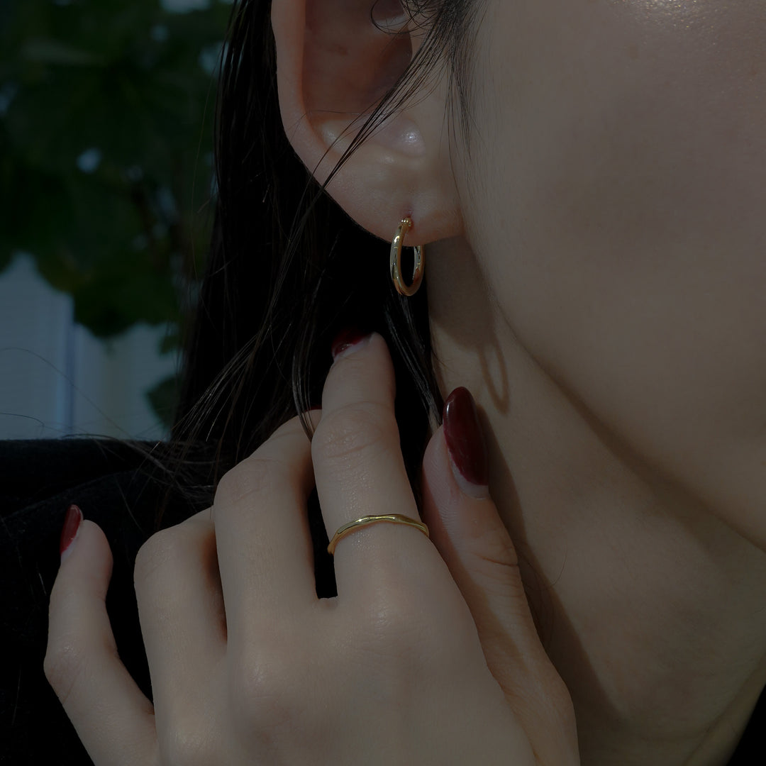 Small Gold Hoop Earrings