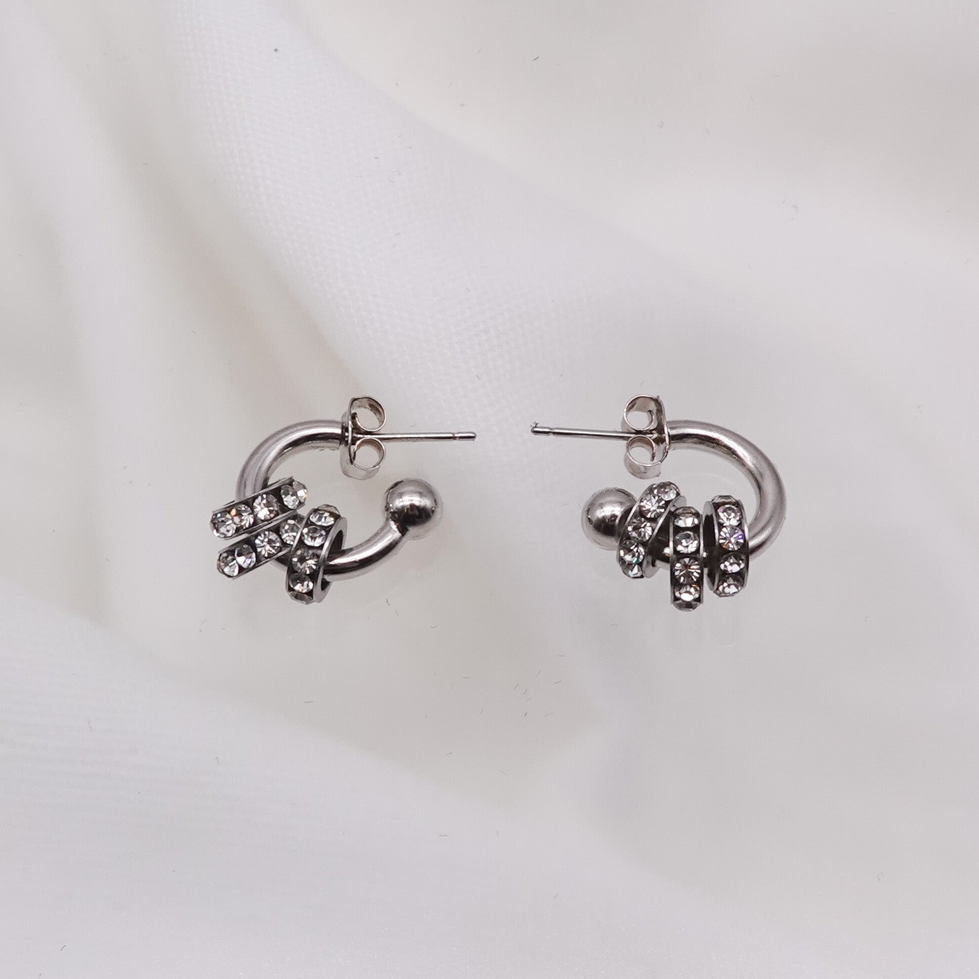 DAISY EARRINGS (Palladium) – unigem