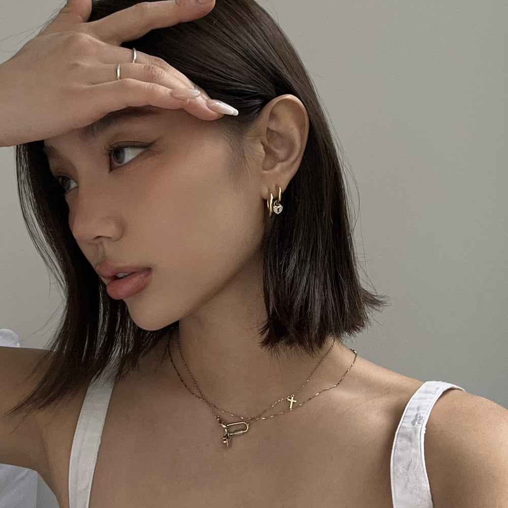 【期間限定 & 受注生産】ESSENTIAL SIGNATURE EARRING