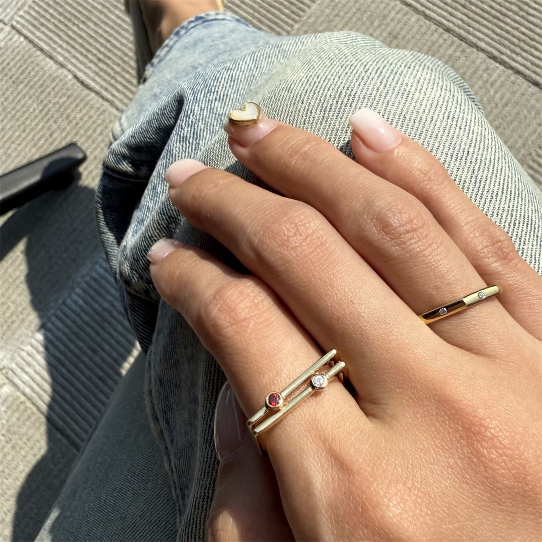 U Ring 【Diamond】