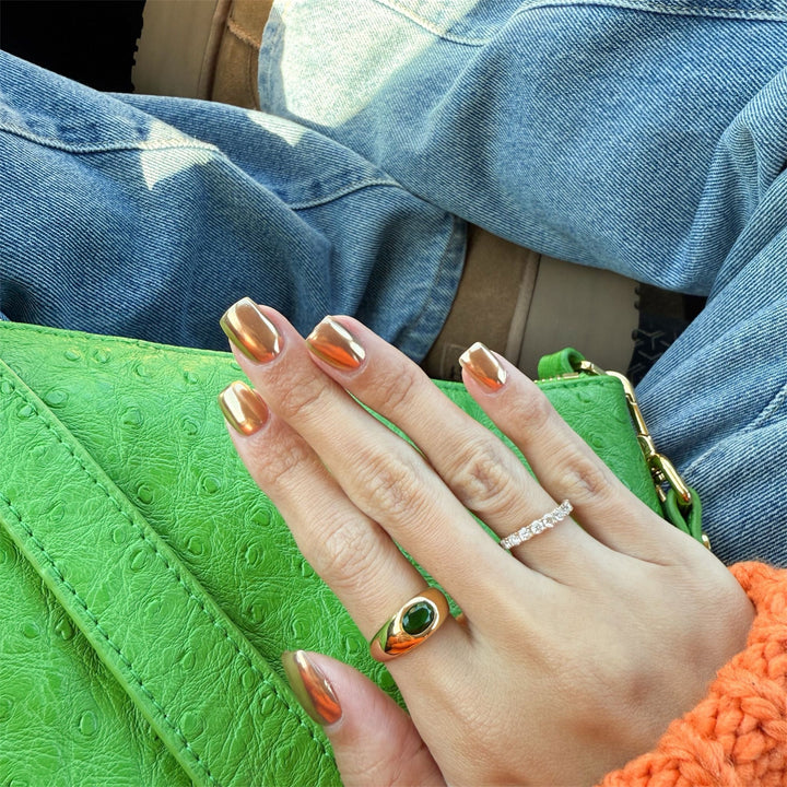 Green Garnet Ring