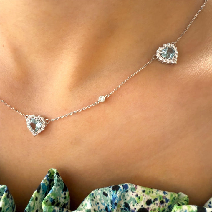 Heart Station Necklace