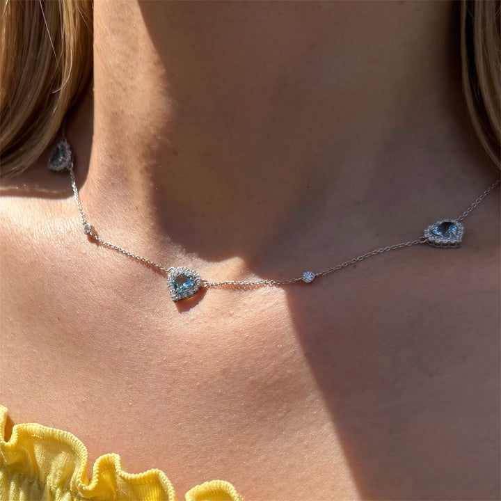 Heart Station Necklace