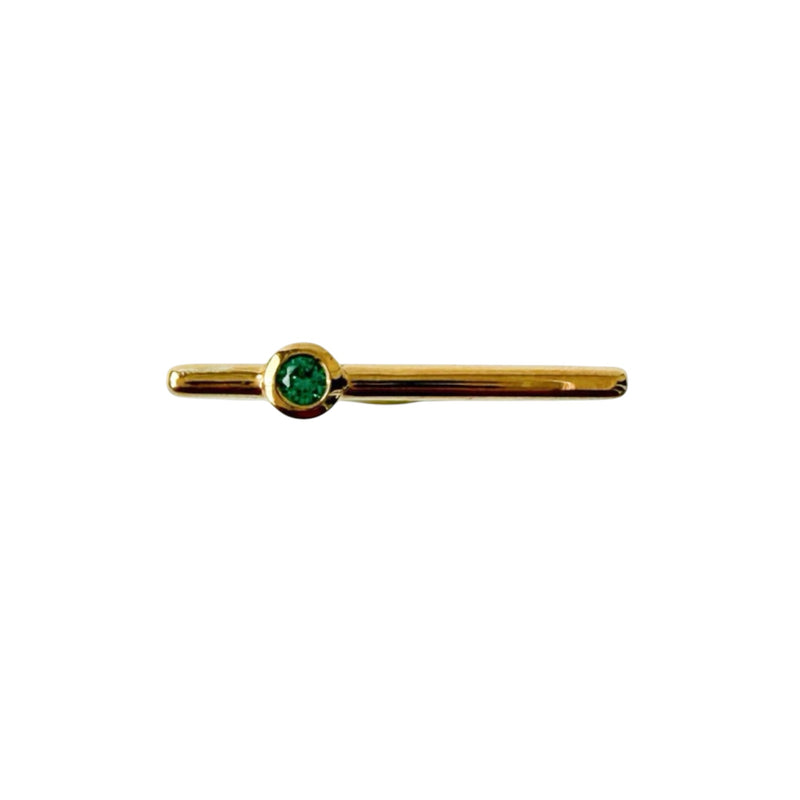 U Ring 【Green garnet】