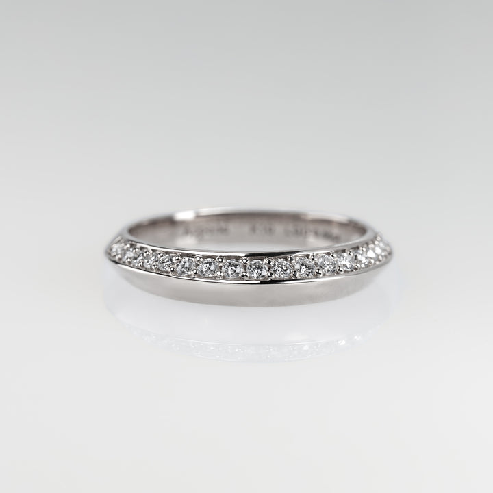 Prism Single Ray Ring -【Natural Diamond】