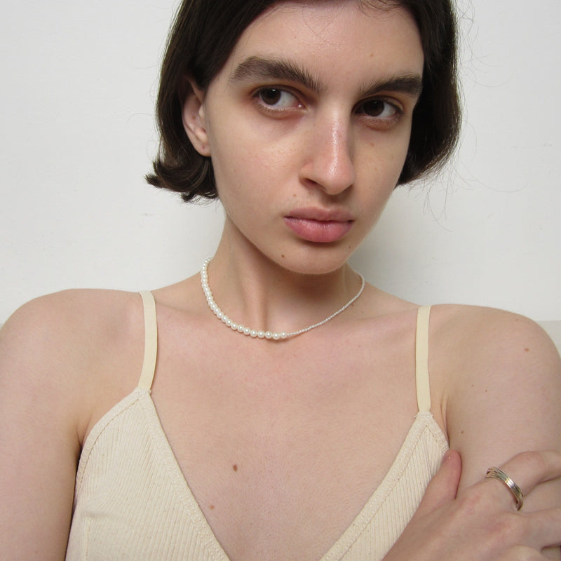 Micro Pearl BB Necklace