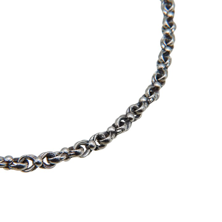 Heavy Double Loop Chain handmade in Sterling Silver_4100