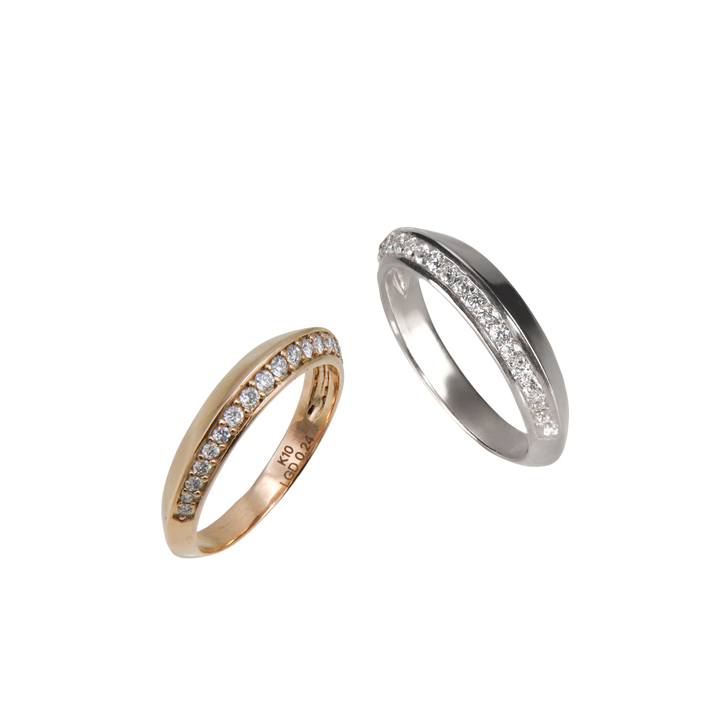 Prism Single Ray Ring -【Lab Grown Diamond】