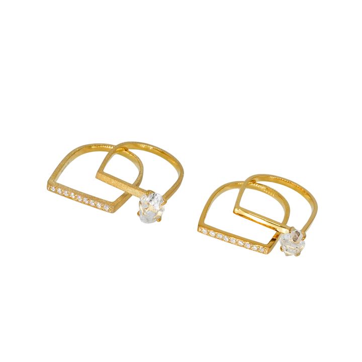 2Way Herkimer Double ring