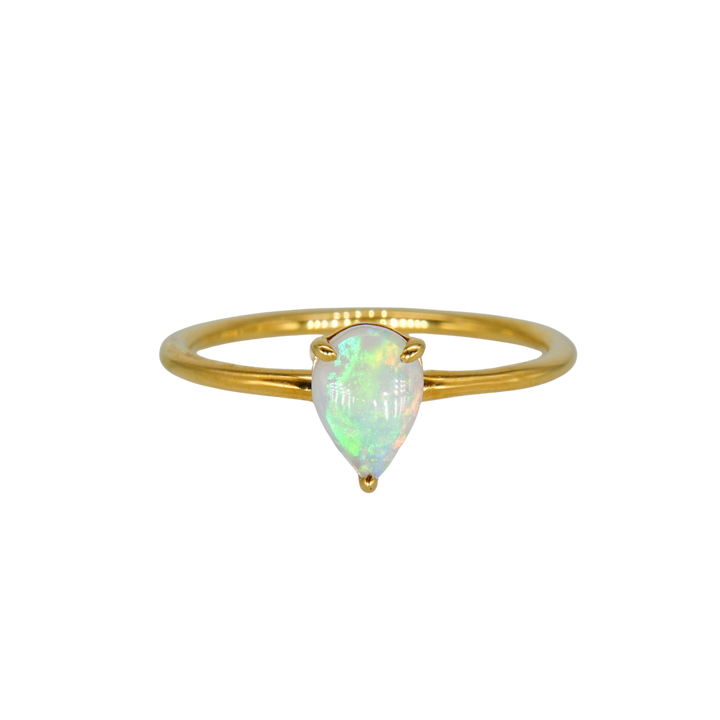 Cabochon opal ring B