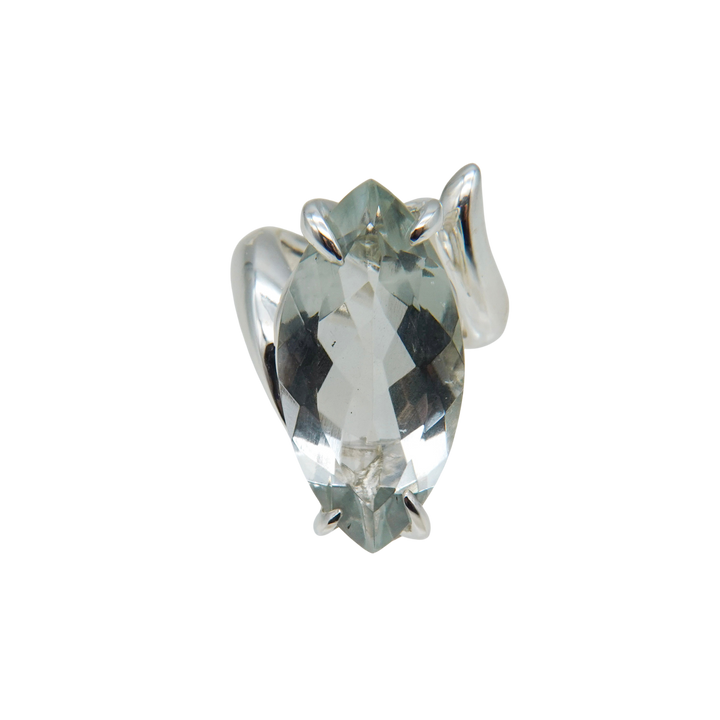 FIRE Flame / Jewel Ring (Green Amethyst)