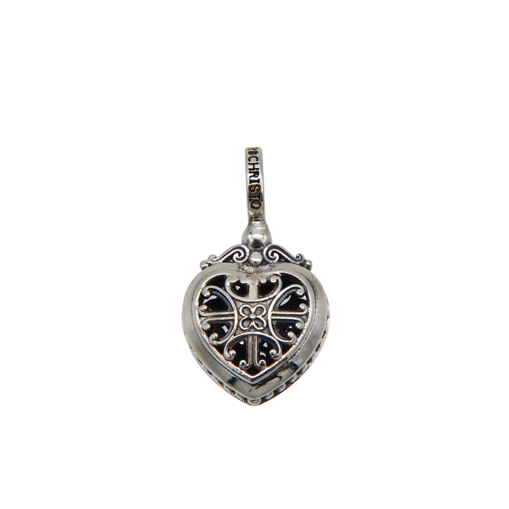 Roxanna Heart Pendant in Sterling Silver_10033C