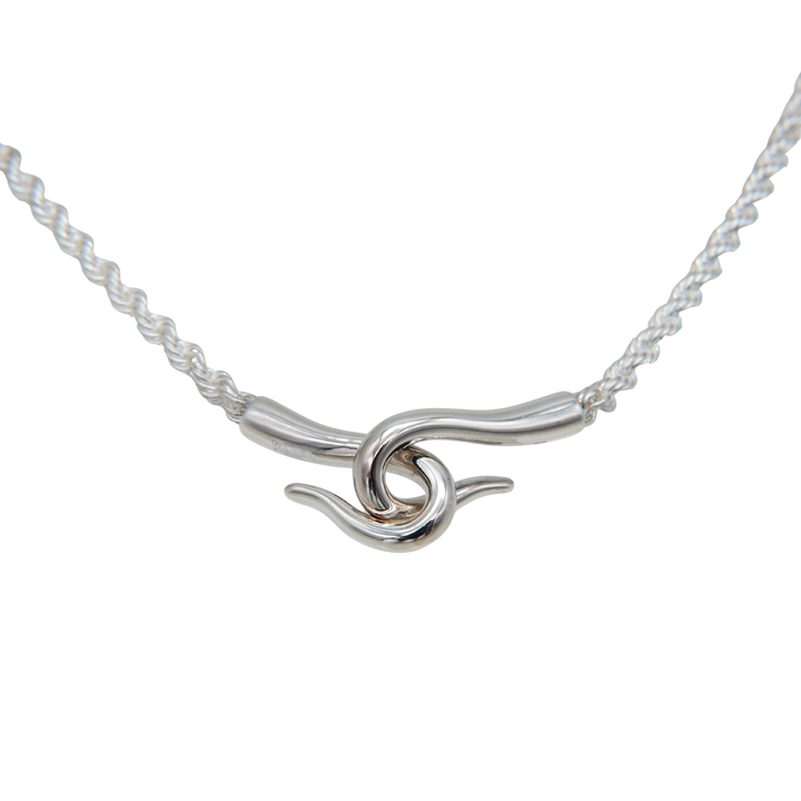 "Warp" chain necklace