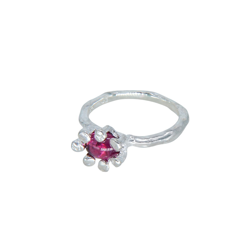 Rhodolite Garnet HANA Ring