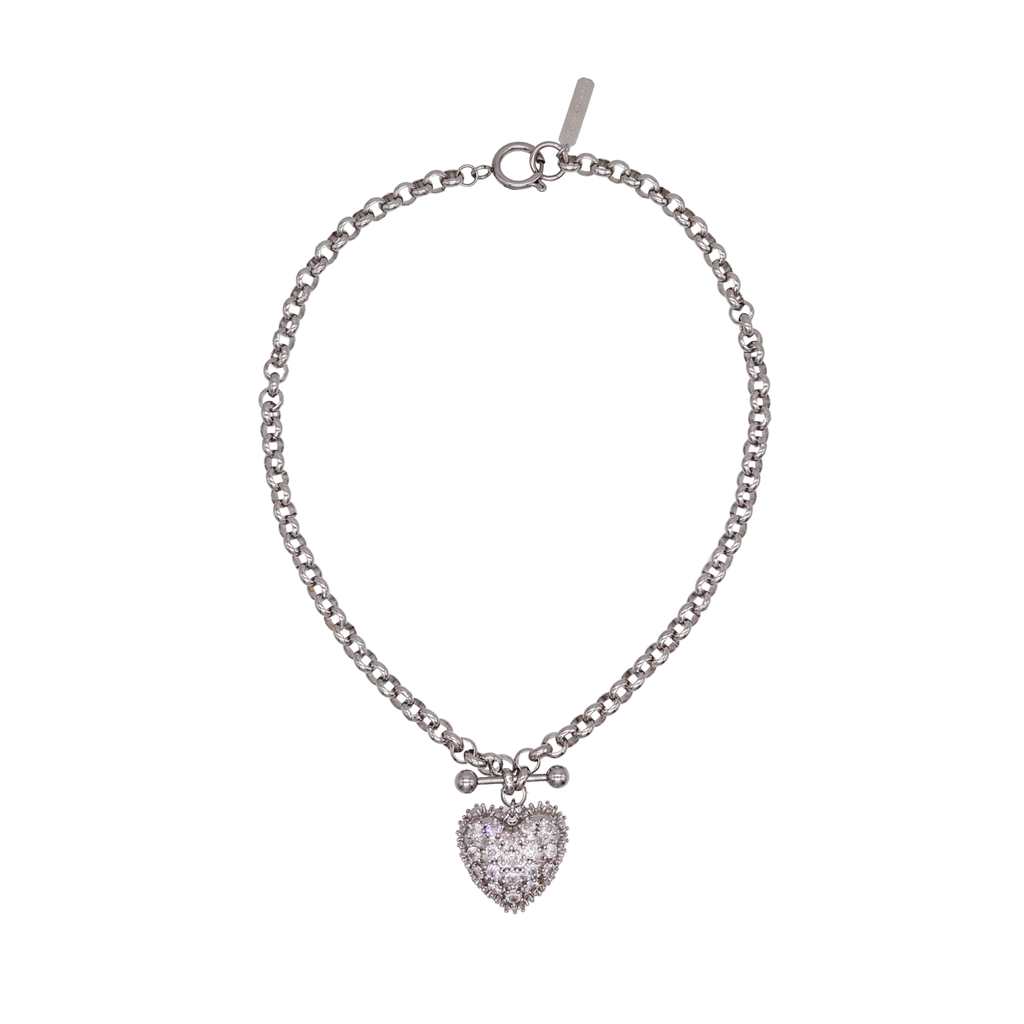 HEART CRYSTAL NECKLACE