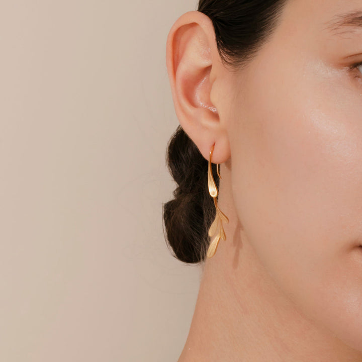 Gold pierced earrings ピアス GMA22