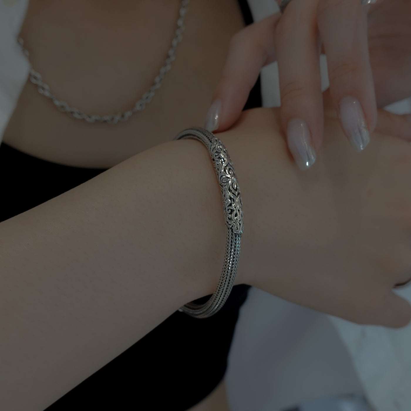 Chain Bracelet in Sterling silver_6542