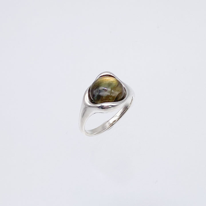 Hazy Moon Ring(Labradorite×SV925) (#11)