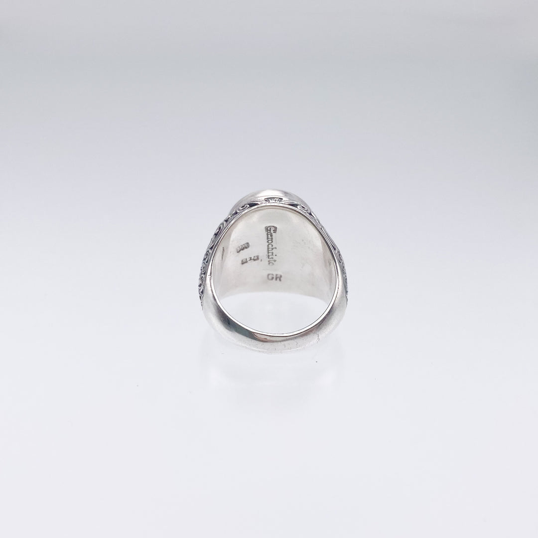 Mediterranean oval shape Ring in Sterling Silver_20104