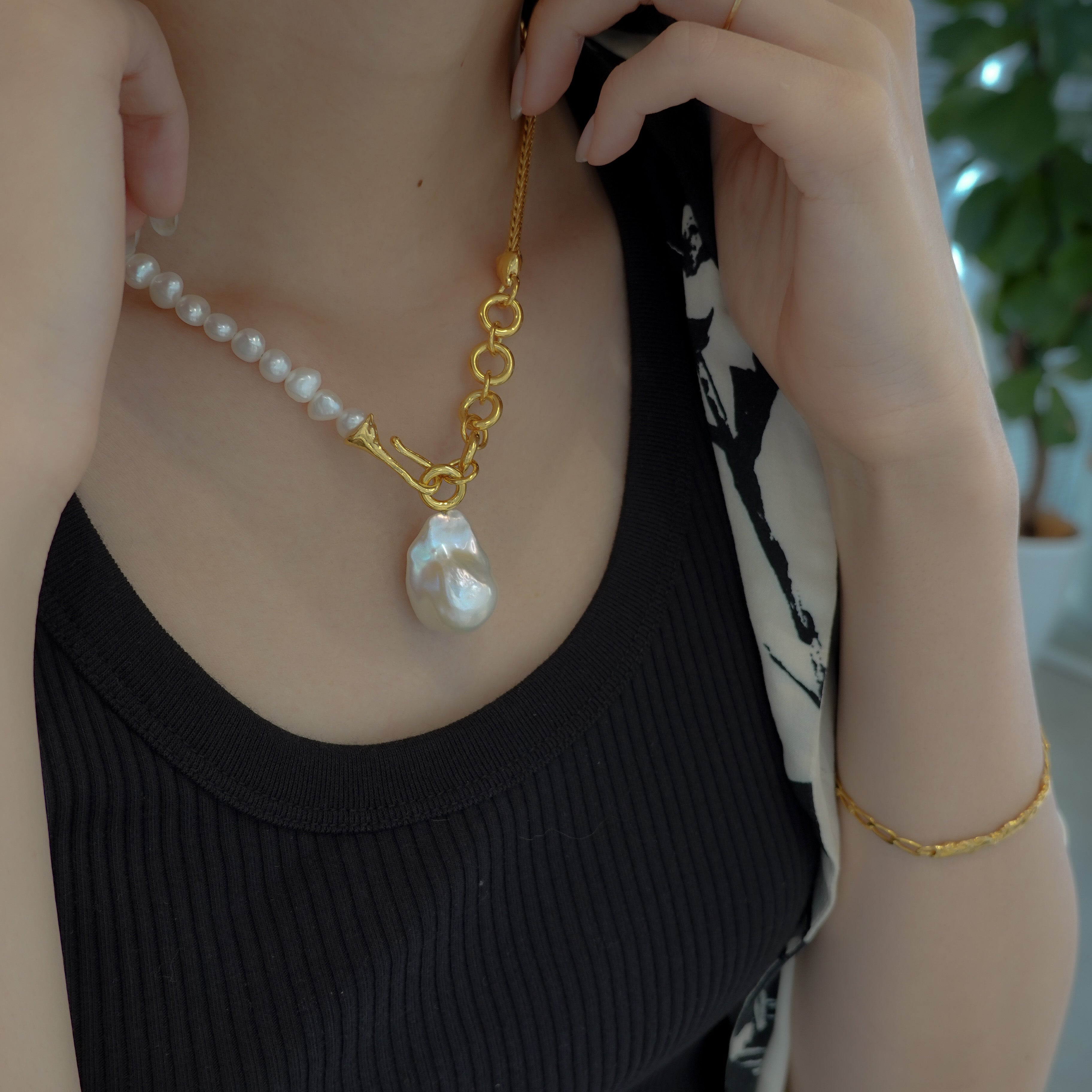 PREEK FOXTAIL NECKLACE GOLD 未使用 PREEK / プリーク】FOXTAIL 