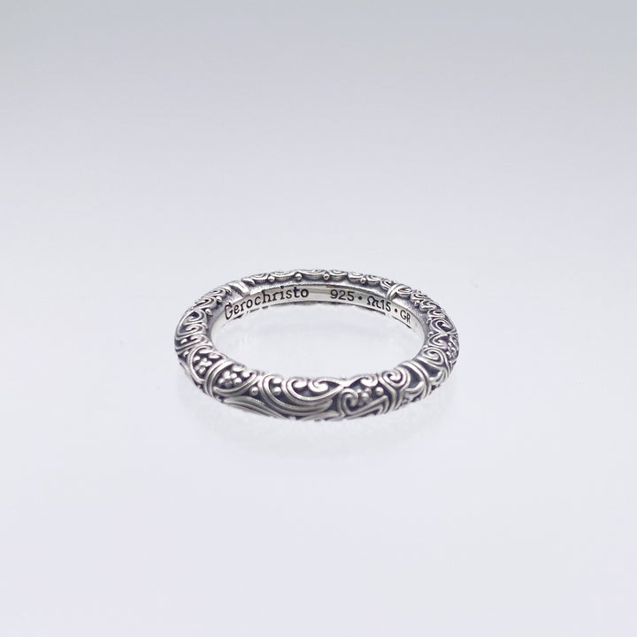 Band ring in Sterling silver_20216