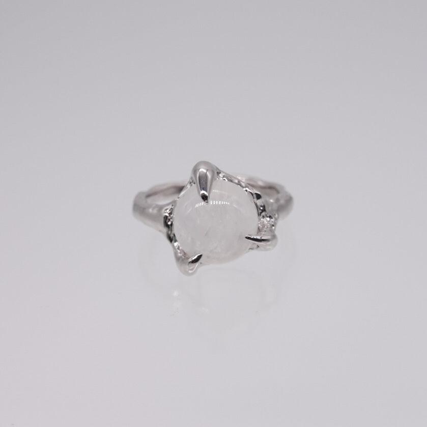 [custom] round stone ring 10x10