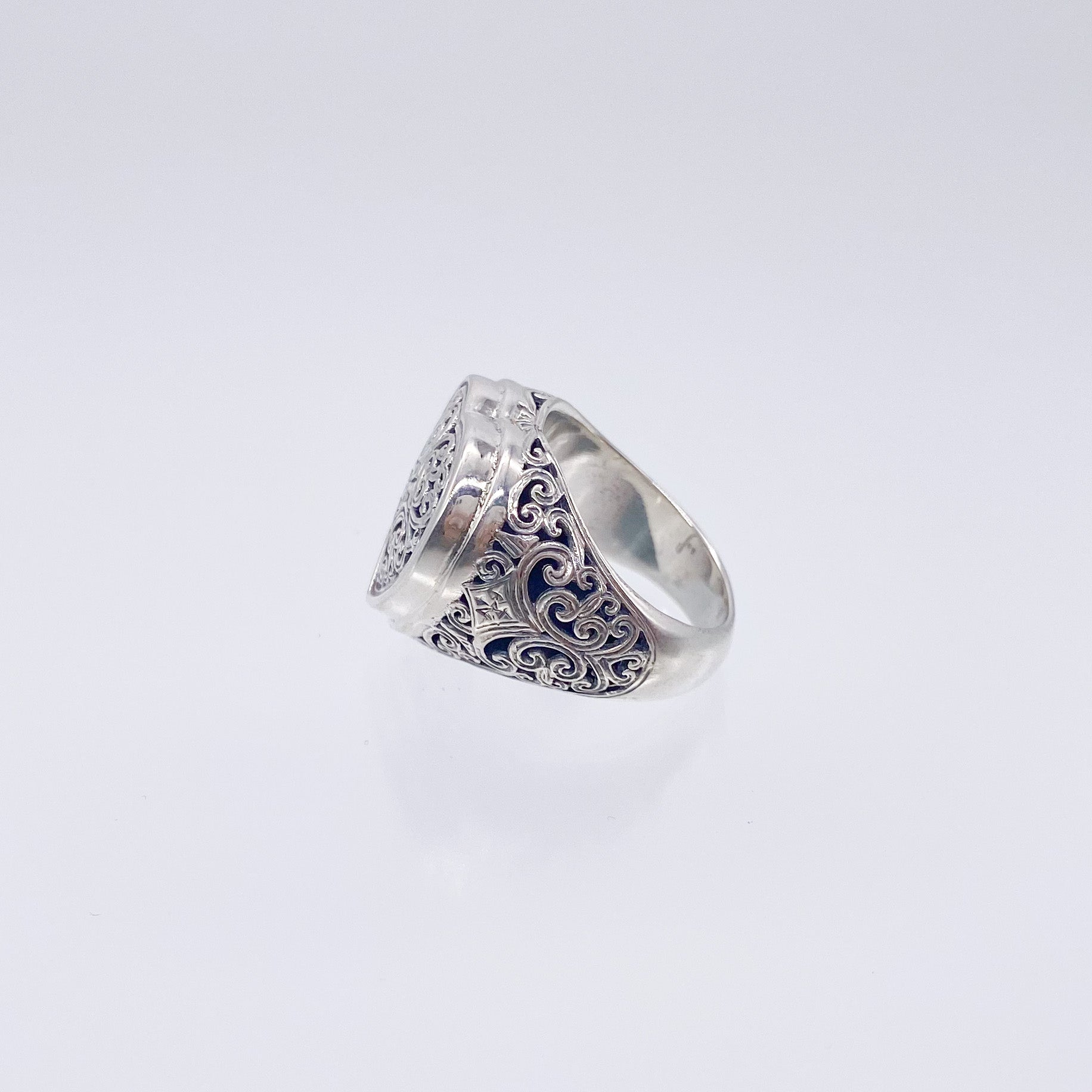 Mediterranean Heart Ring in Sterling Silver_20100 – unigem